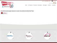 Tablet Screenshot of bolsiplast.com.py